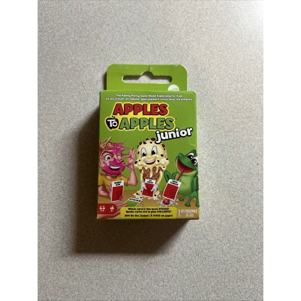 Apples To Apples Junior - Mini Card Game Travel Version - Pocket Sized Cards